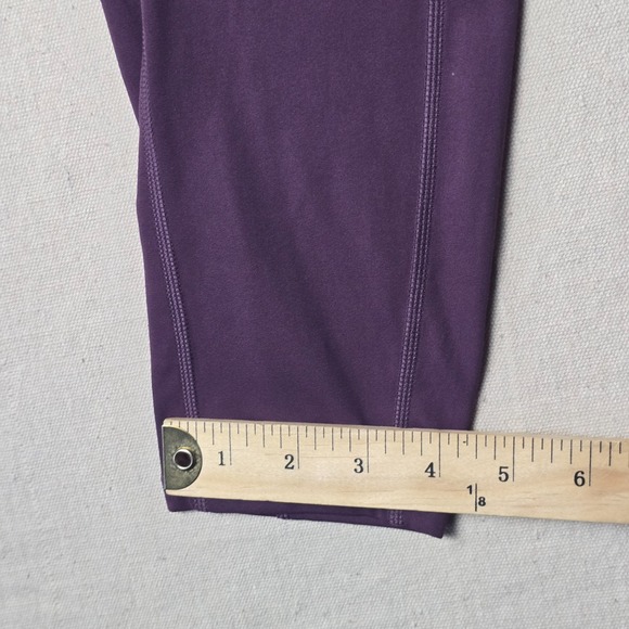 Halara Softlyzero M 7/8 Crossover Pocket Leggings Pockets Lilac Yoga Dance - Picture 7 of 12